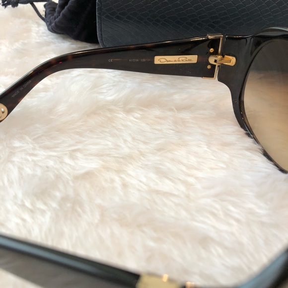 Oscar de la renta oversized sunglasses - Picture 4 of 6